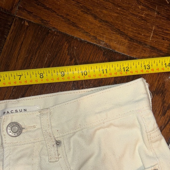 PACSUN Cream Colored Patchwork Dad Jean - Picture 6 of 13